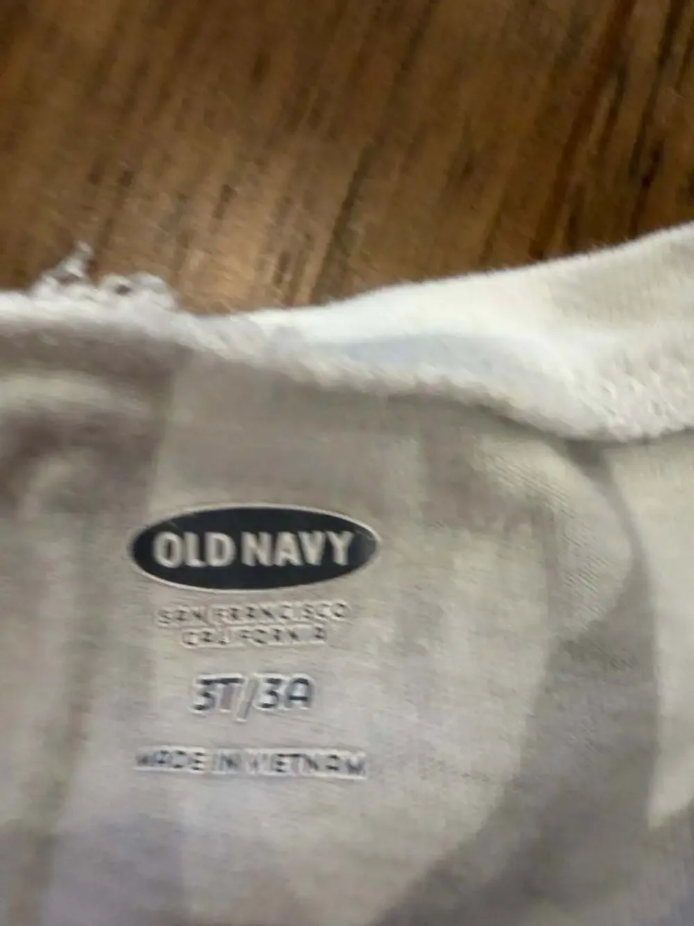 Old Navy Toddler Girls Long Sleeve White Basic T-Shirt